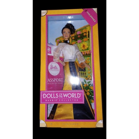 Philippines Barbie Dolls of the World Passport Series Pink Label 2012 Mattel - Picture 1 of 2